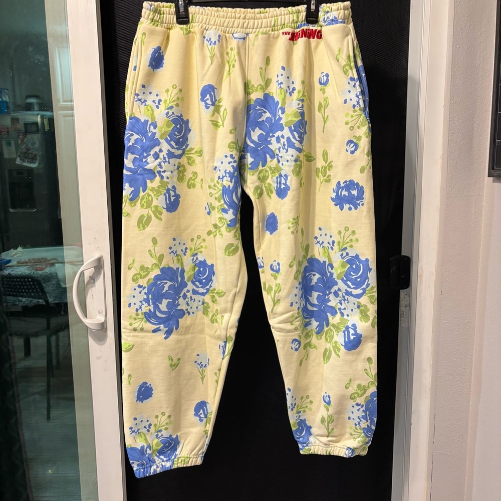 Unisex Dumbgood The Shining Twins Floral Wallpaper Novelty Sweatpants Joggers